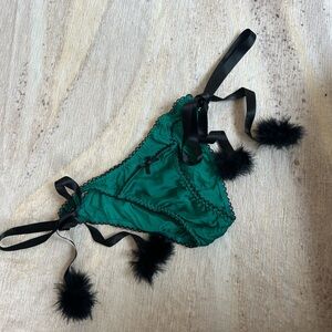 Agent Provocateur green holiday tiesides SM